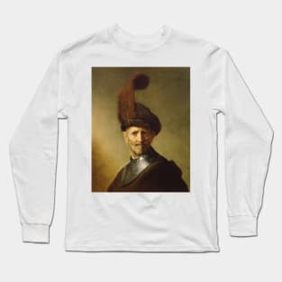 An Old Man in Military Costume by Rembrandt Long Sleeve T-Shirt